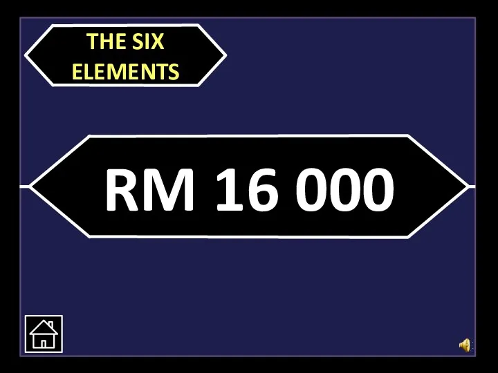 RM 16 000 THE SIX ELEMENTS