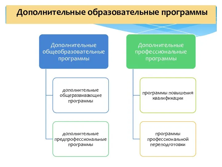 Дополнительные образовательные программы