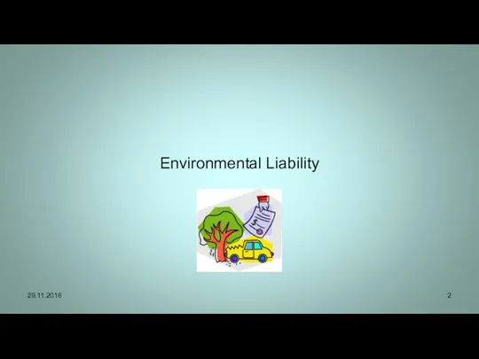 Environmental Liability 29.11.2016