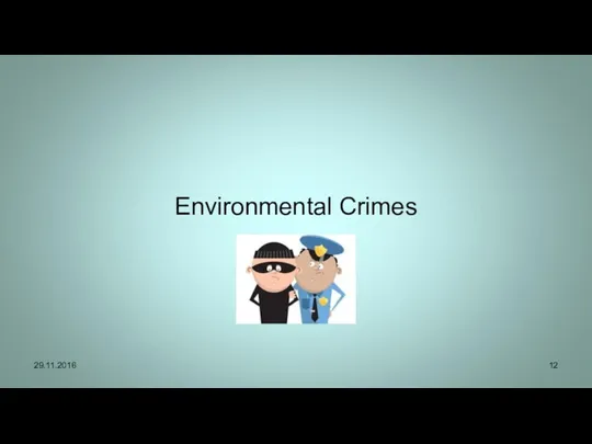 Environmental Crimes 29.11.2016