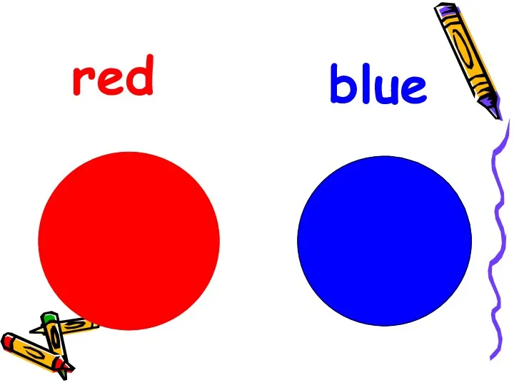 red blue