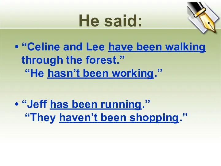 He said: “Celine and Lee have been walking through the