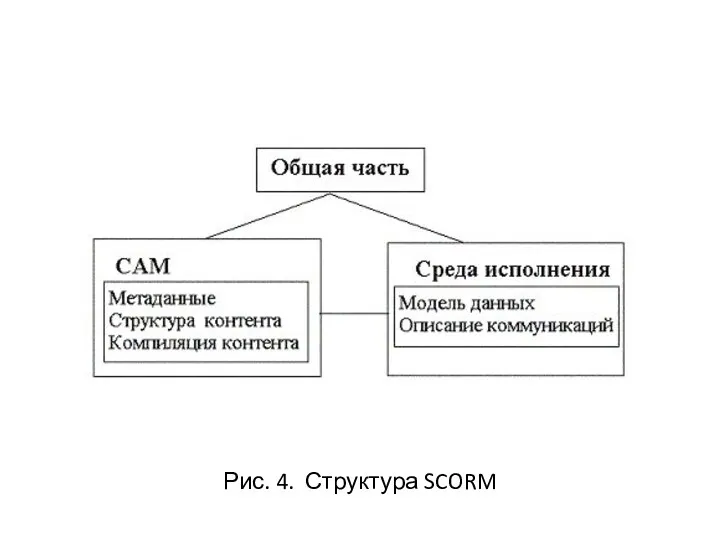 Рис. 4. Структура SCORM