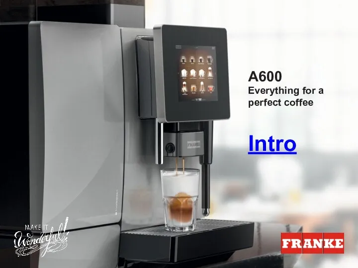 A600 Everything for a perfect coffee Intro