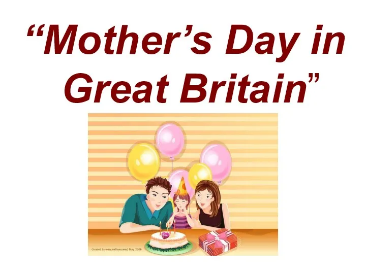 “Mother’s Day in Great Britain”