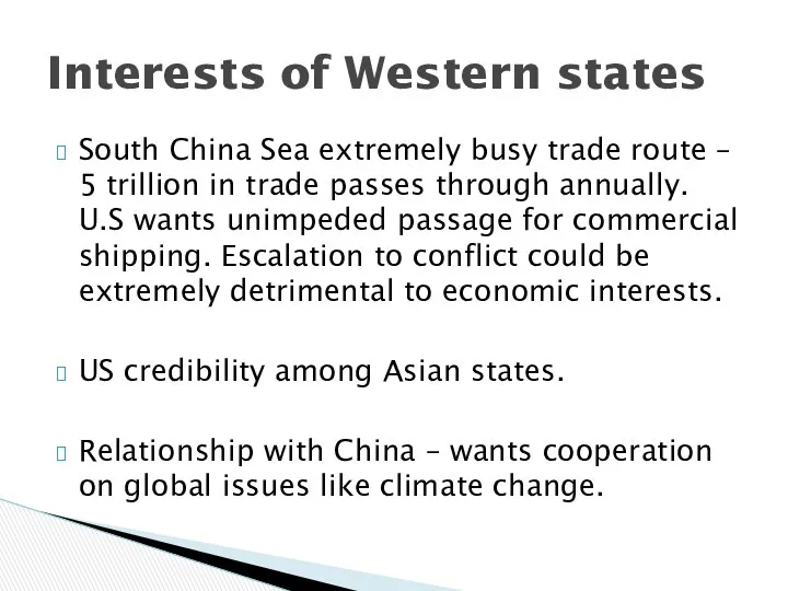 South China Sea extremely busy trade route – 5 trillion