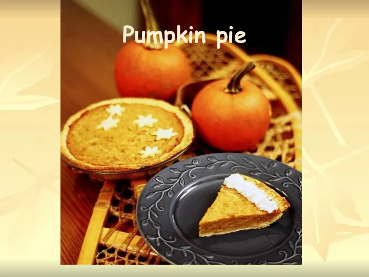 Pumpkin pie