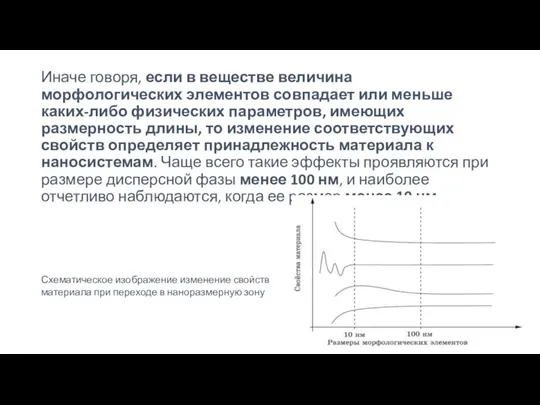 Иначе говоря, если в веществе величина морфологических элементов совпадает или