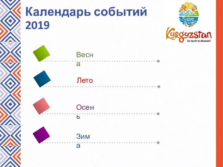 Календарь событий 2019