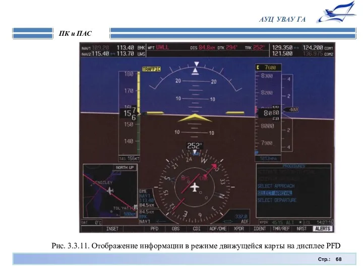 Стр.: ПК и ПАС АУЦ УВАУ ГА Рис. 3.3.11. Отображение