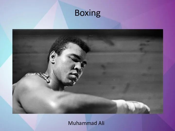 Boxing Muhammad Ali