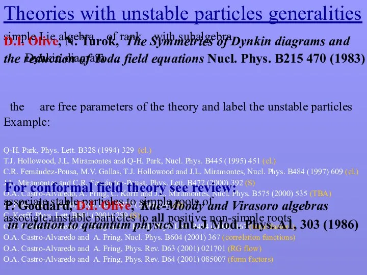 Q-H. Park, Phys. Lett. B328 (1994) 329 (cl.) T.J. Hollowood,