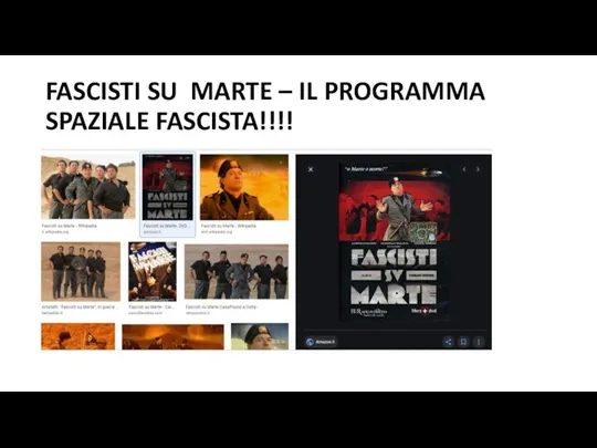 FASCISTI SU MARTE – IL PROGRAMMA SPAZIALE FASCISTA!!!!