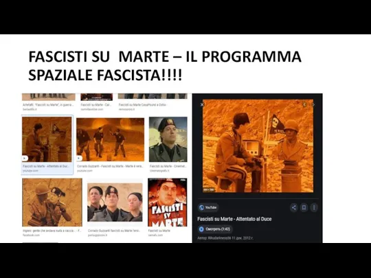 FASCISTI SU MARTE – IL PROGRAMMA SPAZIALE FASCISTA!!!!