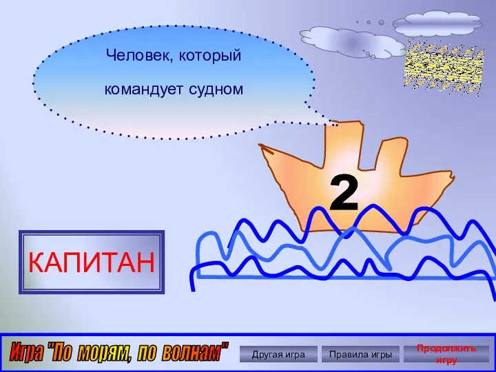 Автор: Ольга Николавна Крылова 2 Человек, который командует судном КАПИТАН