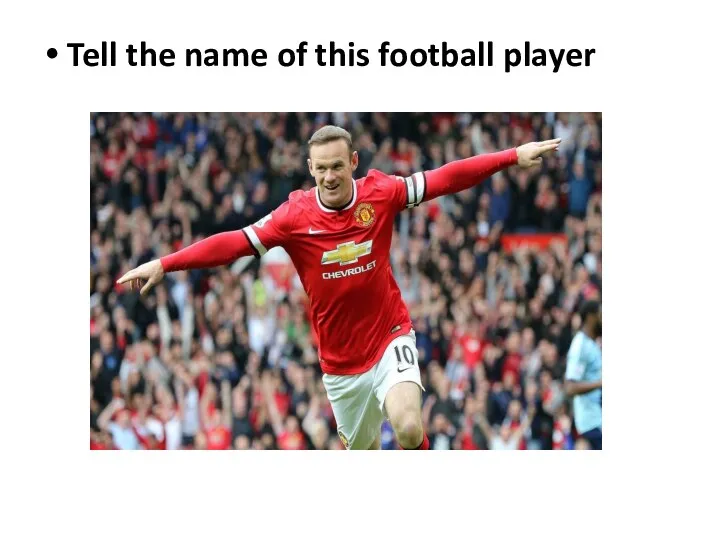 Tell the name of this football player