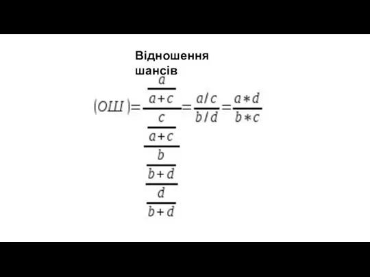 Відношення шансів