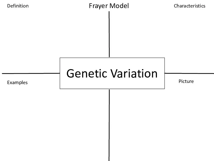 Genetic Variation Definition Examples Characteristics Picture Frayer Model
