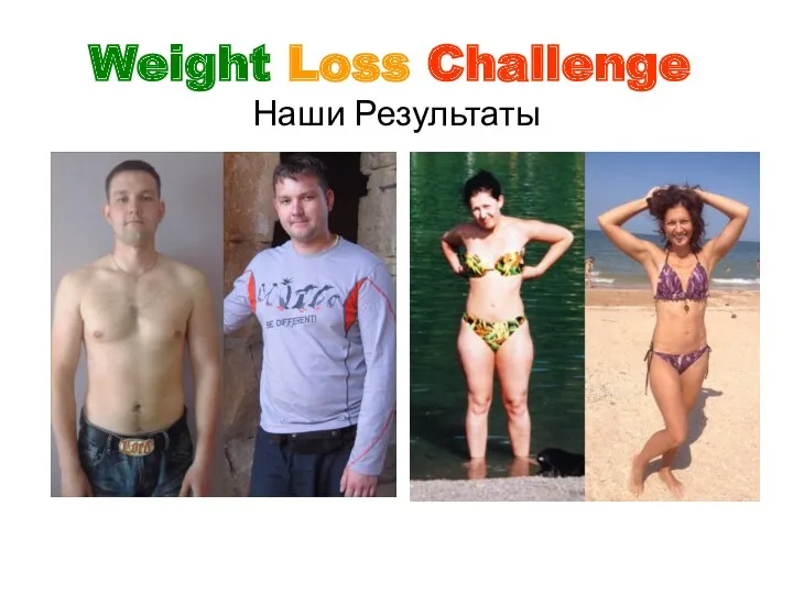 Наши Результаты Weight Loss Challenge