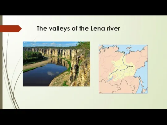 The valleys of the Lena river