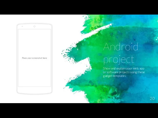Android project Show and explain your web, app or software projects using these