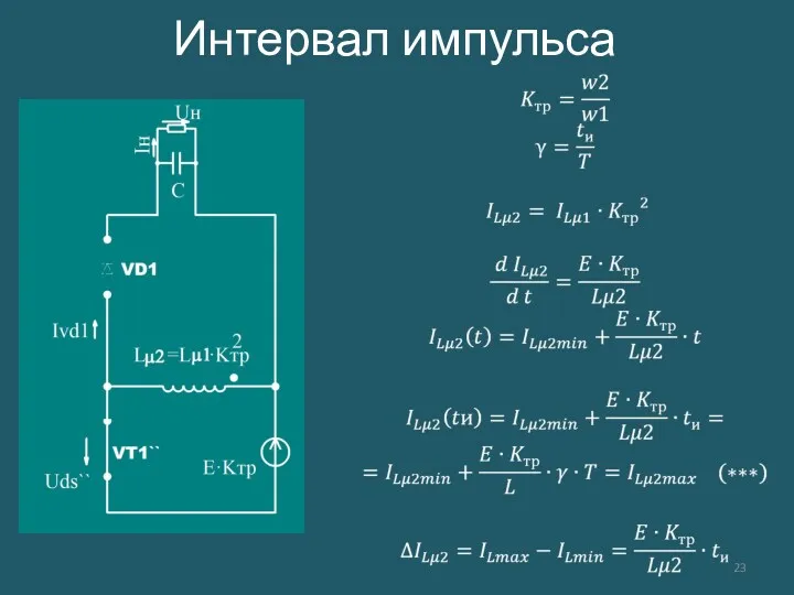 Интервал импульса