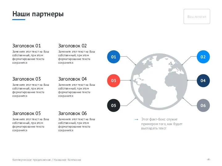 Наши партнеры Замените этот текст на Ваш собственный, при этом