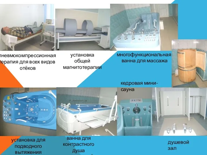 пневмокомпрессионная терапия для всех видов отёков установка общей магнитотерапии многофункциональная