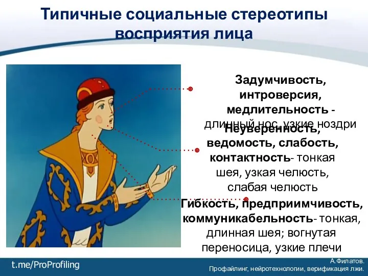 Задумчивость, интроверсия, медлительность - длинный нос, узкие ноздри А.Филатов. Профайлинг,