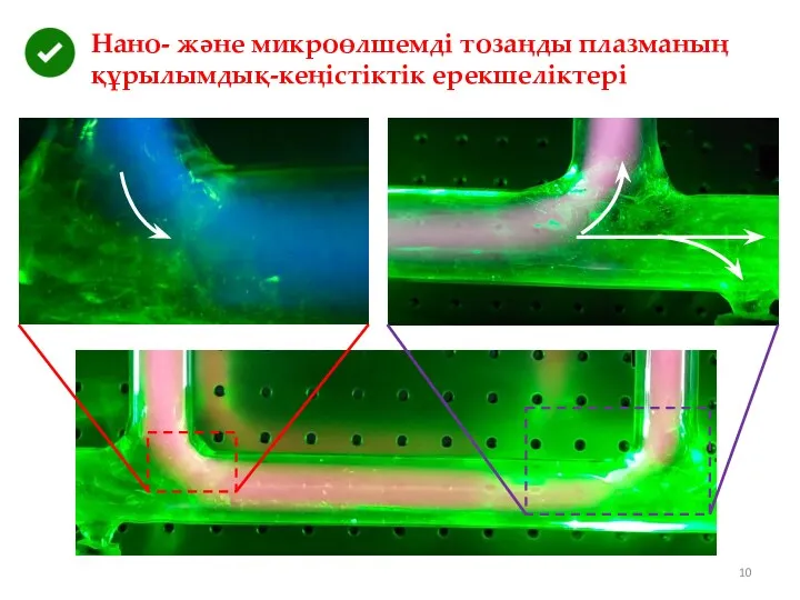 Нано- және микроөлшемді тозаңды плазманың құрылымдық-кеңістіктік ерекшеліктері