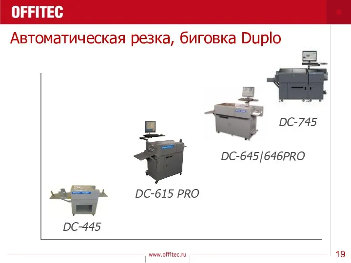 Автоматическая резка, биговка Duplo DC-615 PRO DC-645|646PRO DC-745