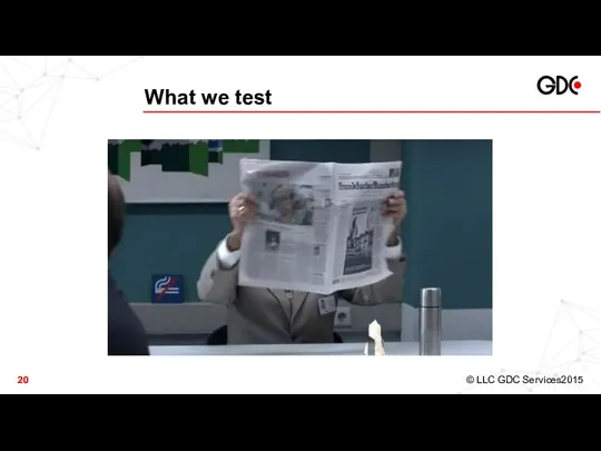 What we test