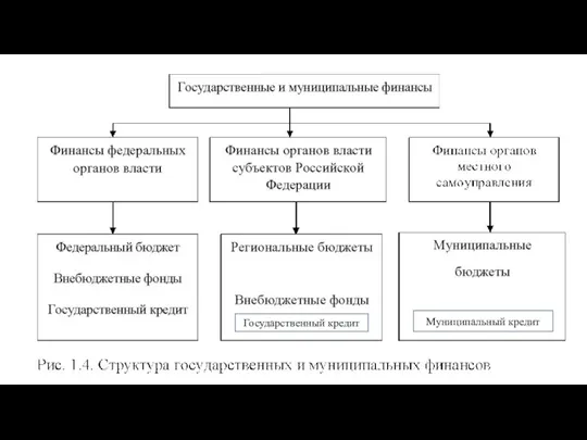 Муниципальный кредит Государственный кредит