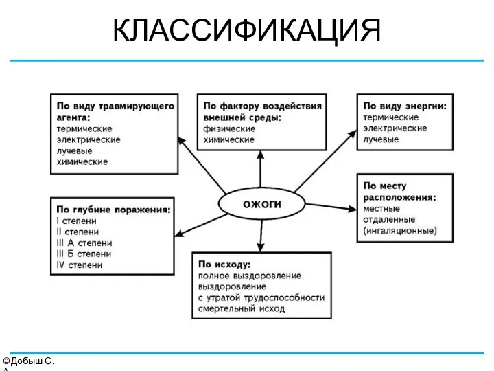 КЛАССИФИКАЦИЯ ©Добыш С.А.