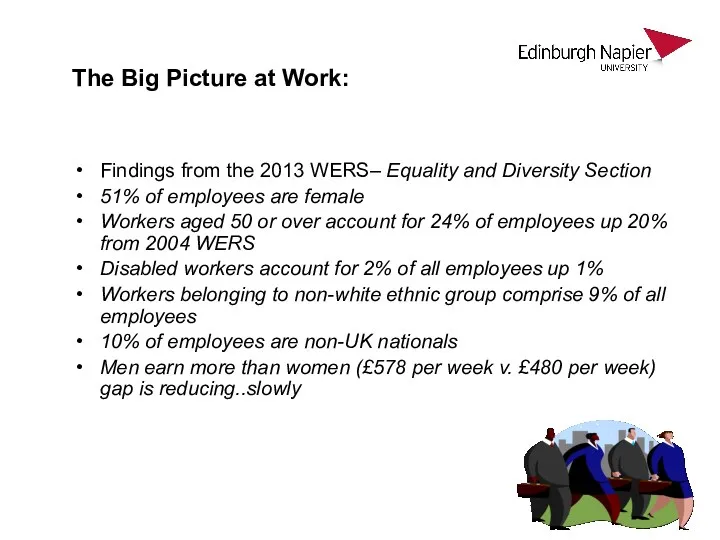 The Big Picture at Work: Findings from the 2013 WERS–