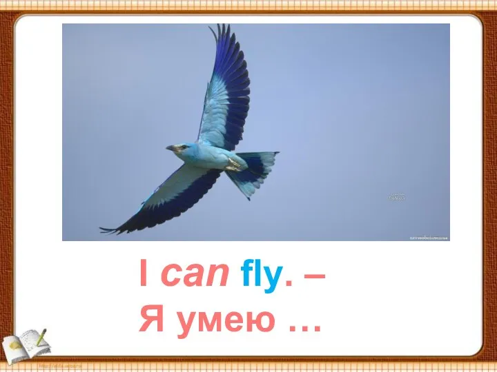 I can fly. – Я умею …