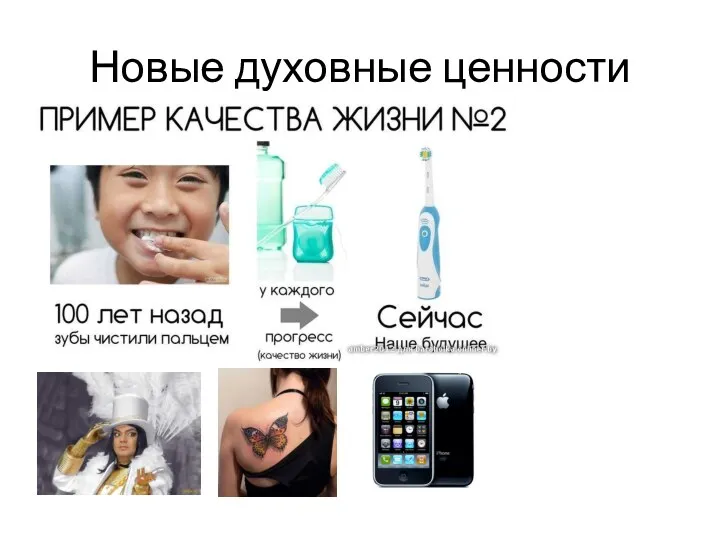 Новые духовные ценности