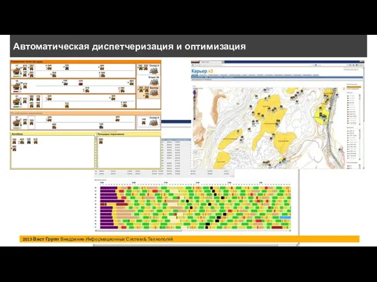 2015 Вист Групп Внедрение Информационных Систем & Технологий Автоматическая диспетчеризация и оптимизация