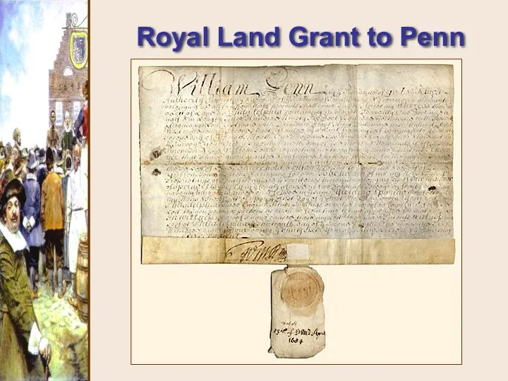 Royal Land Grant to Penn