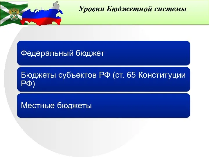 Уровни Бюджетной системы