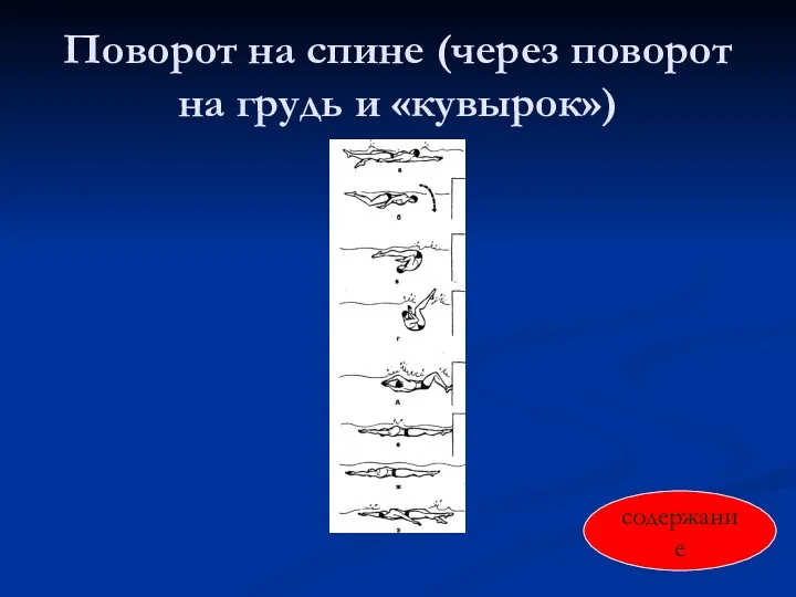 Поворот на спине (через поворот на грудь и «кувырок») содержание