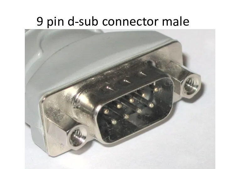 9 pin d-sub connector male