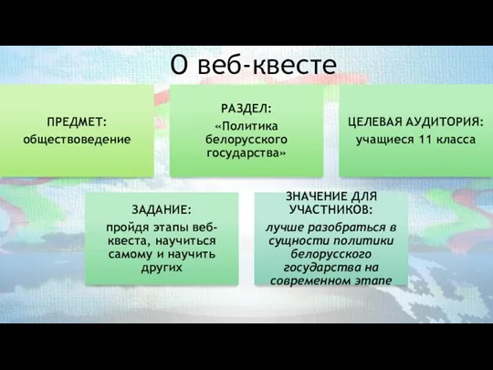 О веб-квесте