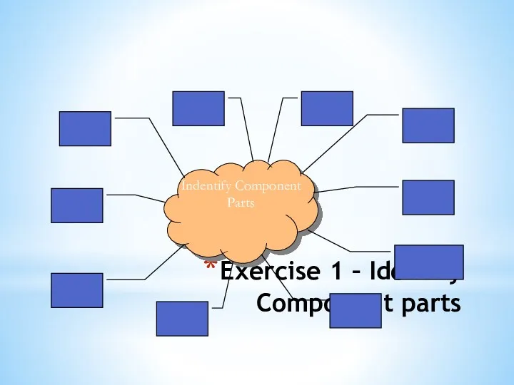 Exercise 1 – Identify Component parts Indentify Component Parts