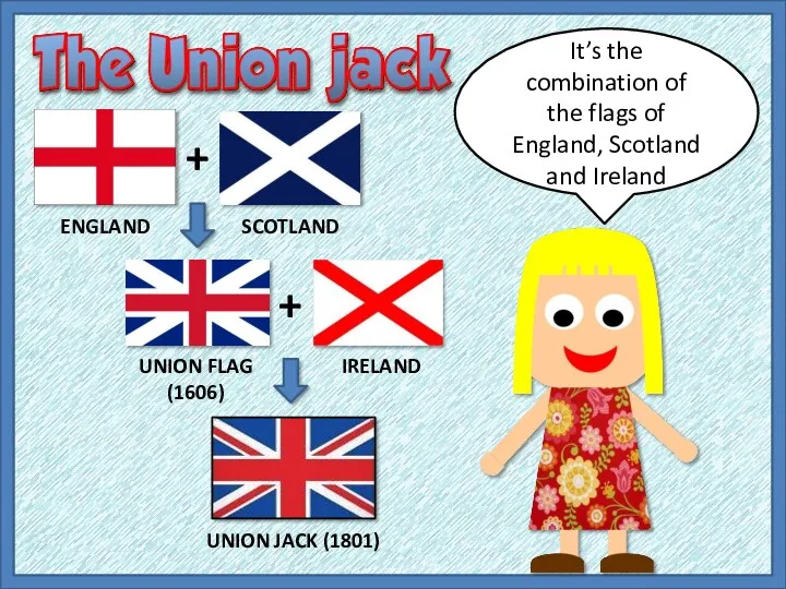 It’s the combination of the flags of England, Scotland and Ireland