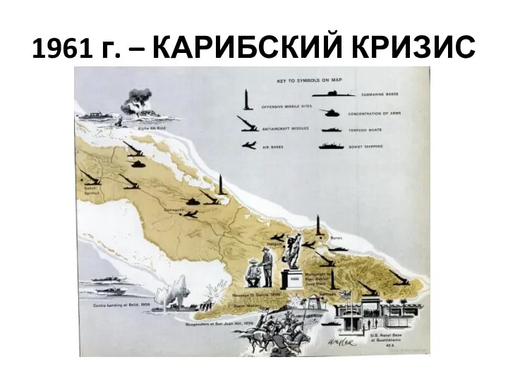 1961 г. – КАРИБСКИЙ КРИЗИС