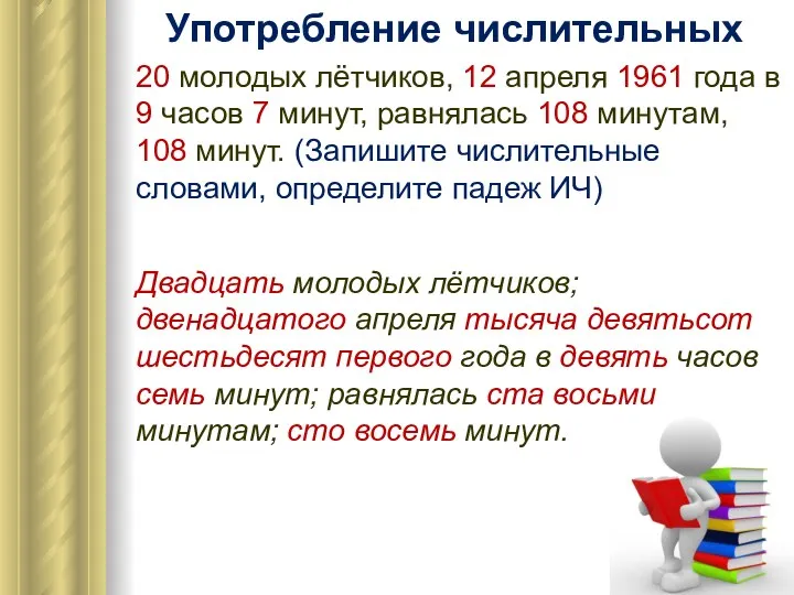 20 молодых лётчиков, 12 апреля 1961 года в 9 часов