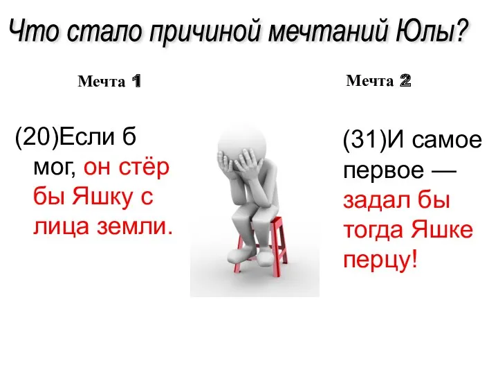 Мечта 1 (20)Если б мог, он стёр бы Яшку с