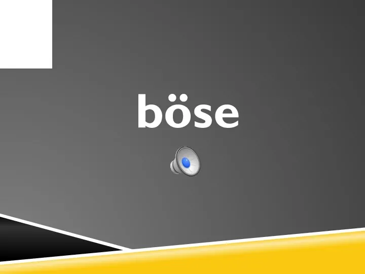 böse