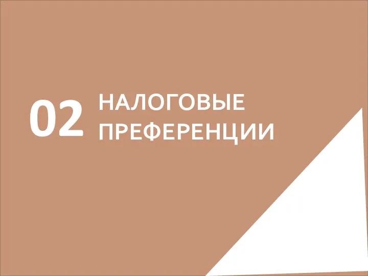 НАЛОГОВЫЕ ПРЕФЕРЕНЦИИ 02